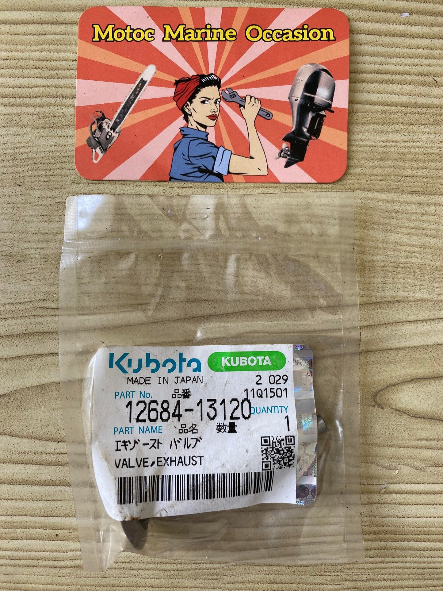 SOUPAPE ECHAPPEMENT KUBOTA NEUVE
