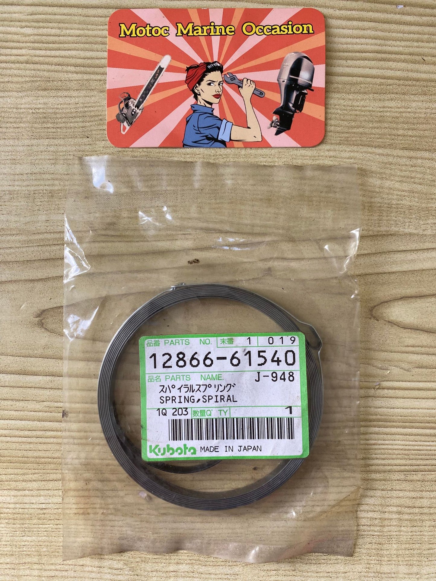RESSORT DE LANCEUR KUBOTA NEUF