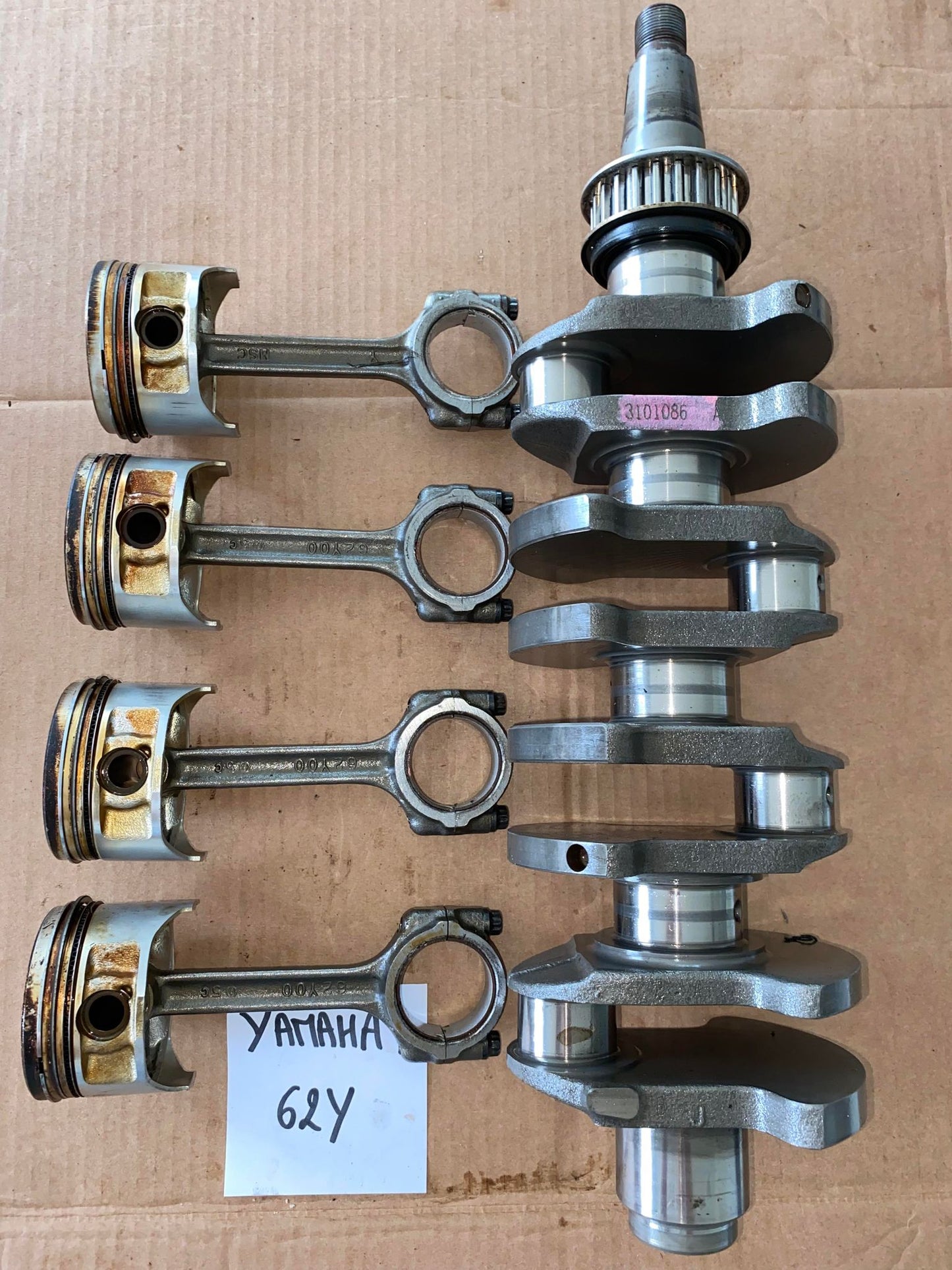 ENSEMBLE VILEBREQUIN + PISTON F50 62 Y